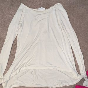 Off white cute blouse with design on back